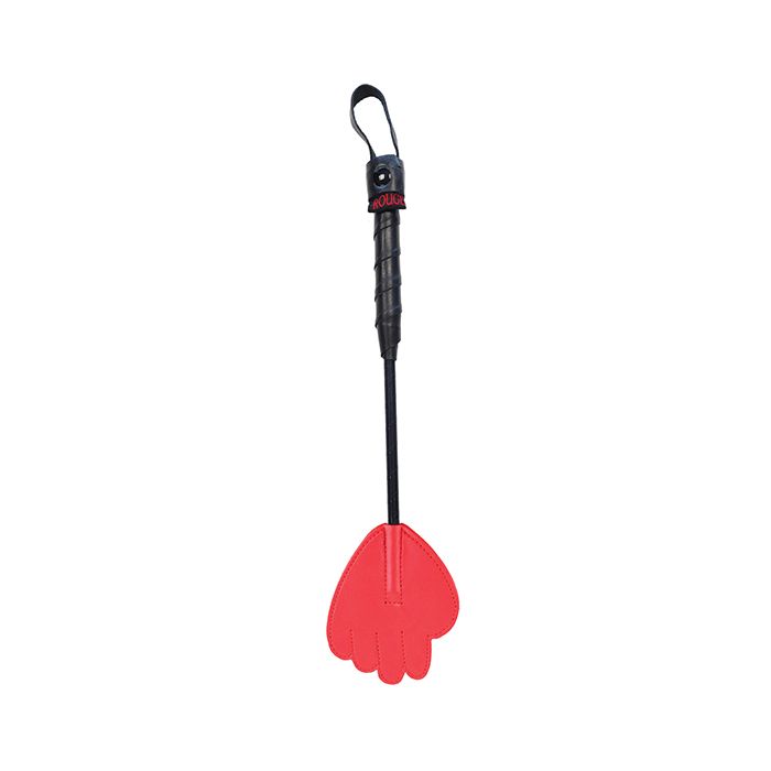 Rouge Mini Leather Hand Paddle - Red