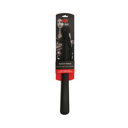 Sei Mio Rule My World Flexible High Impact Paddle - Black