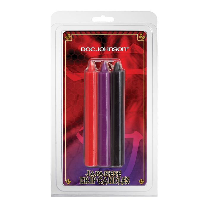 Japanese Drip Candles - Pack of 3
