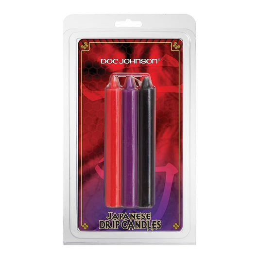 Japanese Drip Candles - Pack of 3