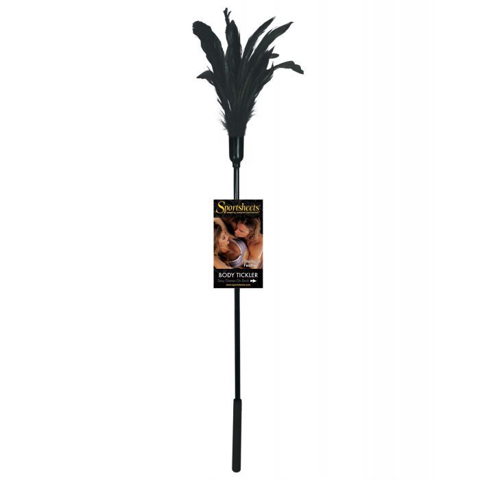 Sportsheets Body Tickler Starburst Feather - Black