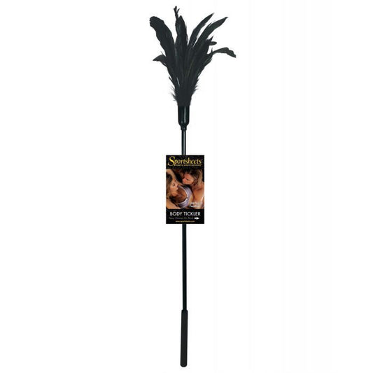 Sportsheets Body Tickler Starburst Feather - Black